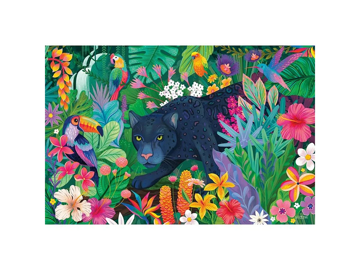 Panthère dans la jungle - Puzzle Ravensburger 3000 pièces