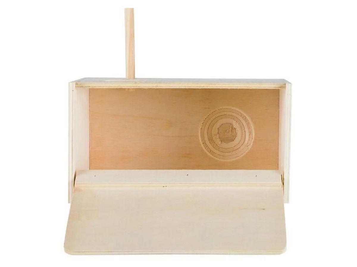 TRIXIE Nichoir en bois pour petits oiseaux - 21 x 13 x 11,4 cm