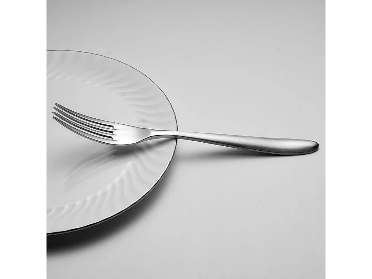 Ménagère ARTHUR MARTIN 24 pièces en acier inoxydable AM0211, finition miroir