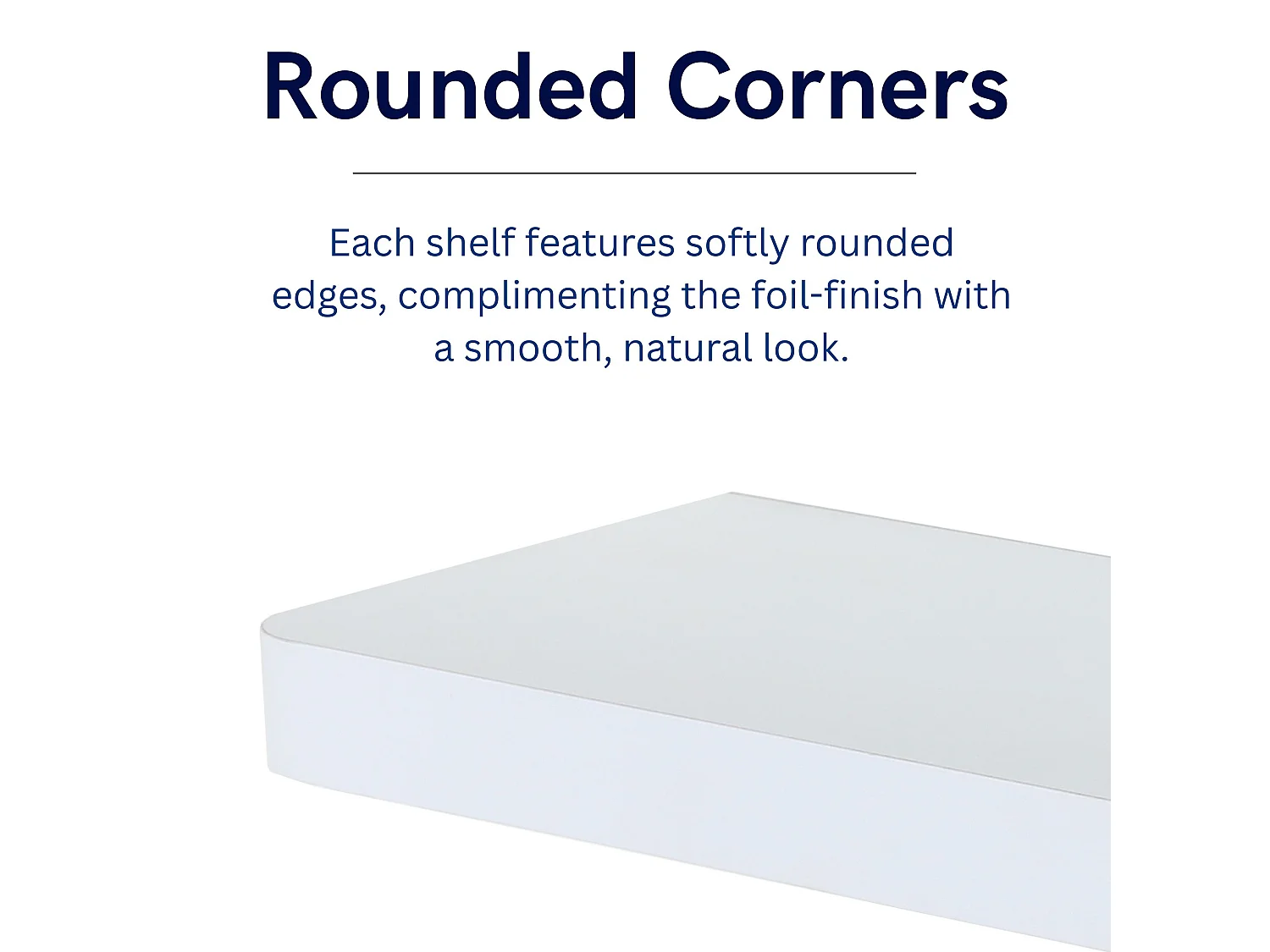 Arran Floating Shelf Kit - Matt White