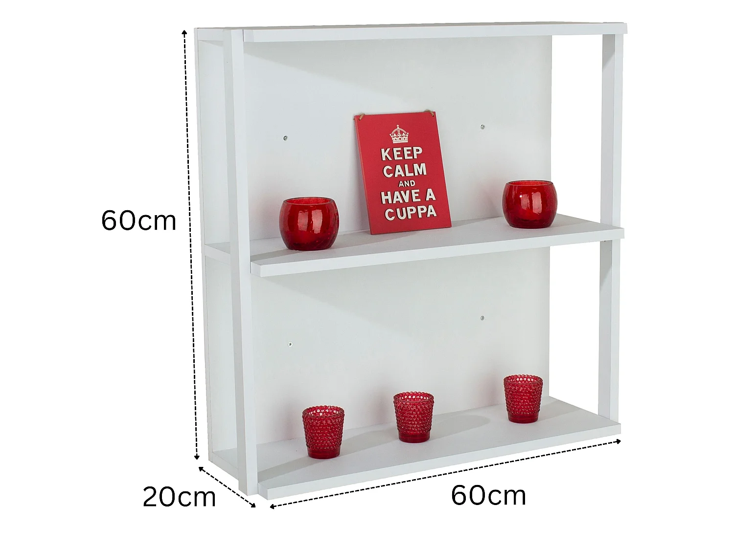 Arran 3-Shelf Floating Wall Kit - Matt White