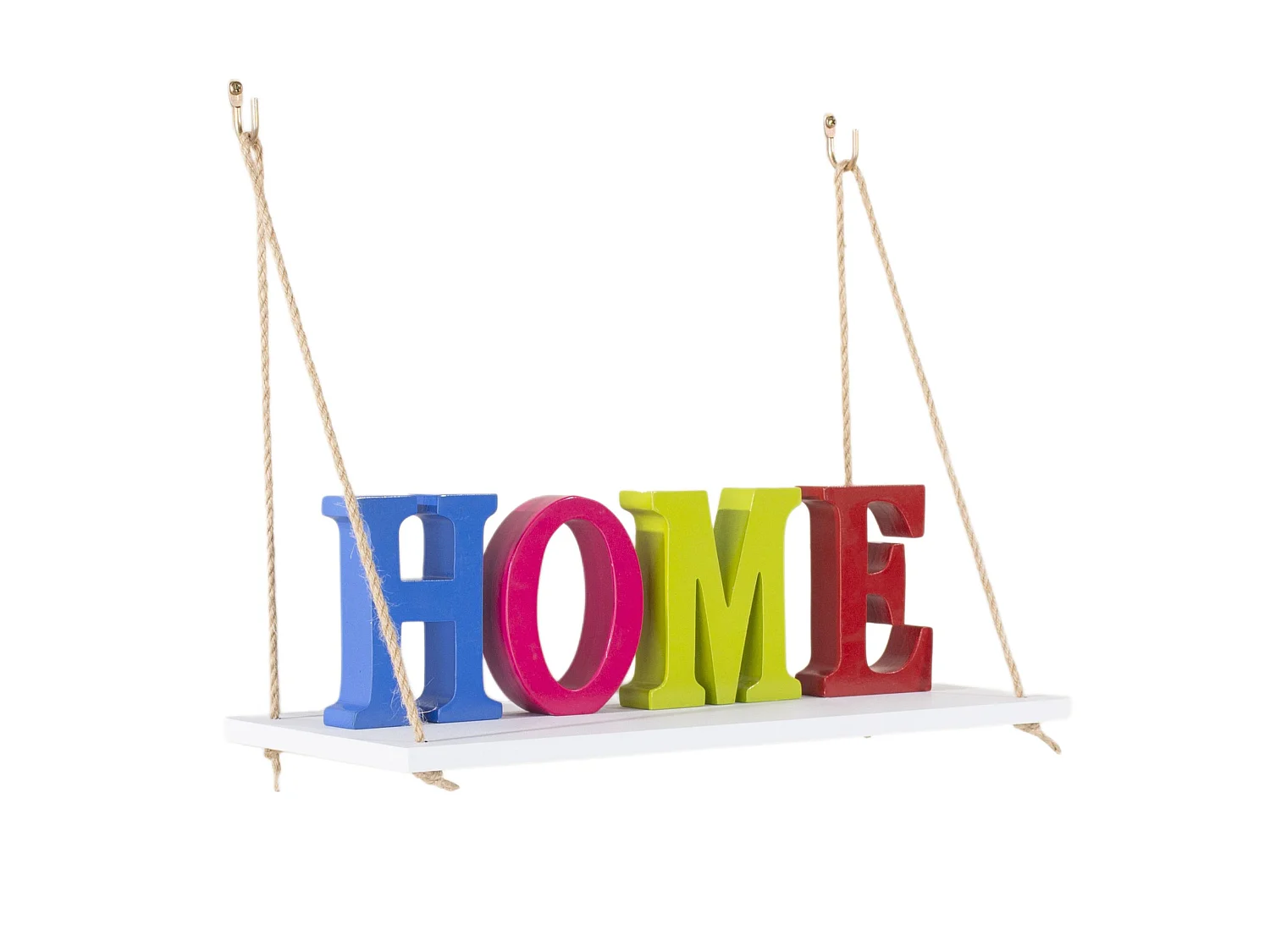 Thames Single Rope Shelf - Hardwearing Foil Finish