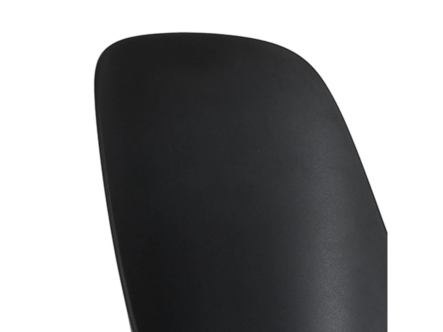 Pair of Aspen Duo Dining Chairs, Black Metal Tapered Frame