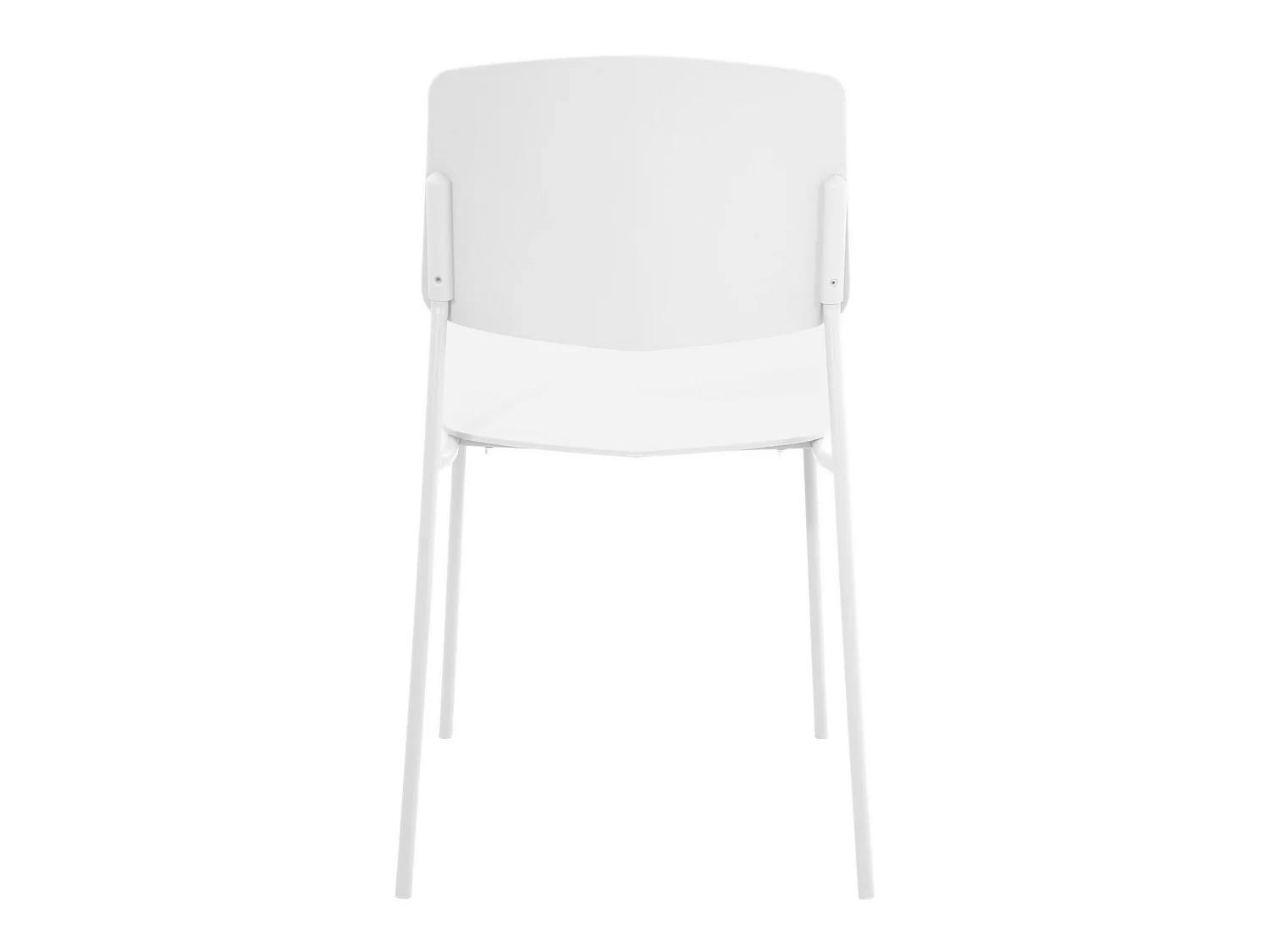 Pair of Academy Kitchen Dining Chairs, Metal Frame & Plastic Seating