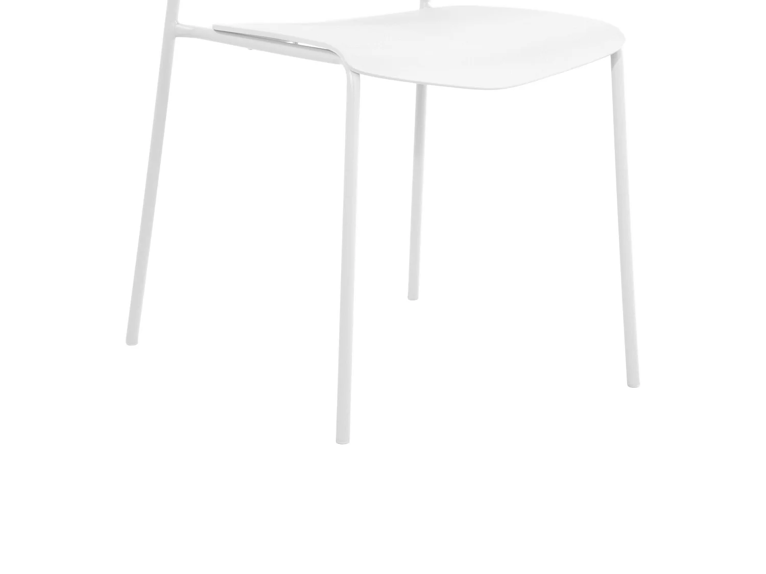 Pair of Academy Kitchen Dining Chairs, Metal Frame & Plastic Seating