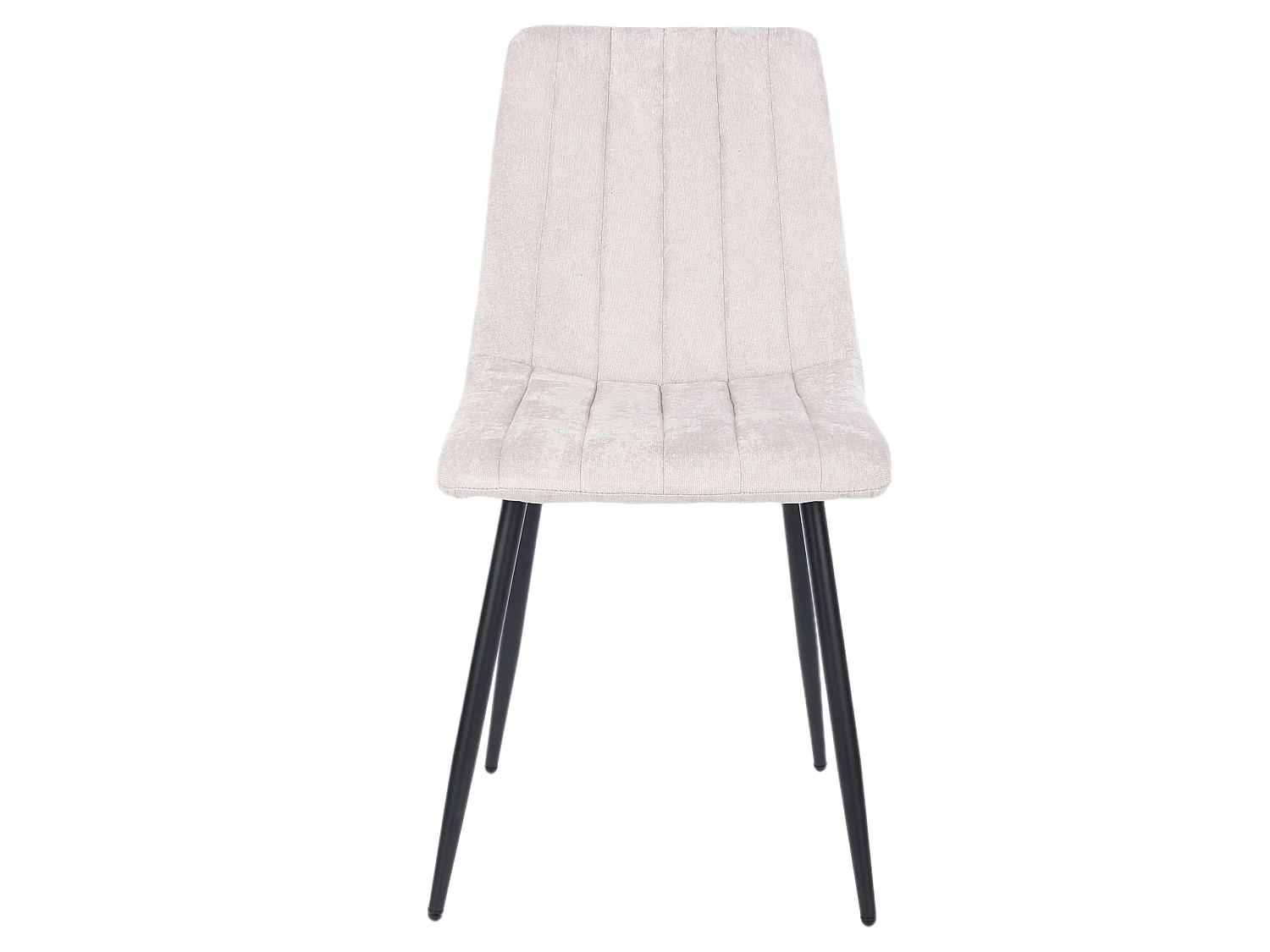 Pair of Aspen Upholstered Straight-Stitch Fabric Dining Chairs