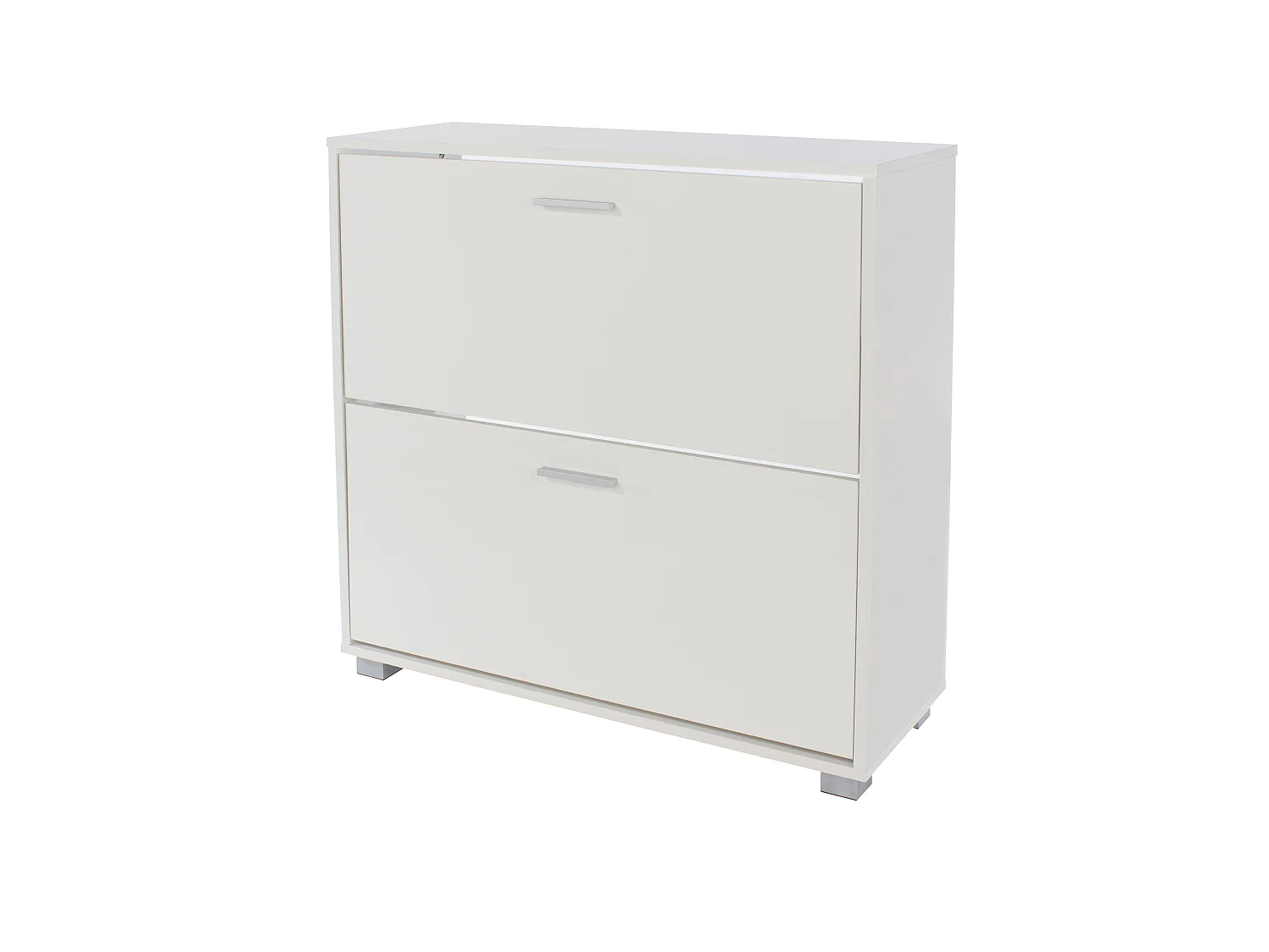 Lido 2-Door Shoe Storage Cabinet, Modern Gloss Finish
