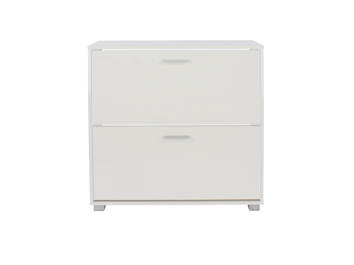 Lido 2-Door Shoe Storage Cabinet, Modern Gloss Finish