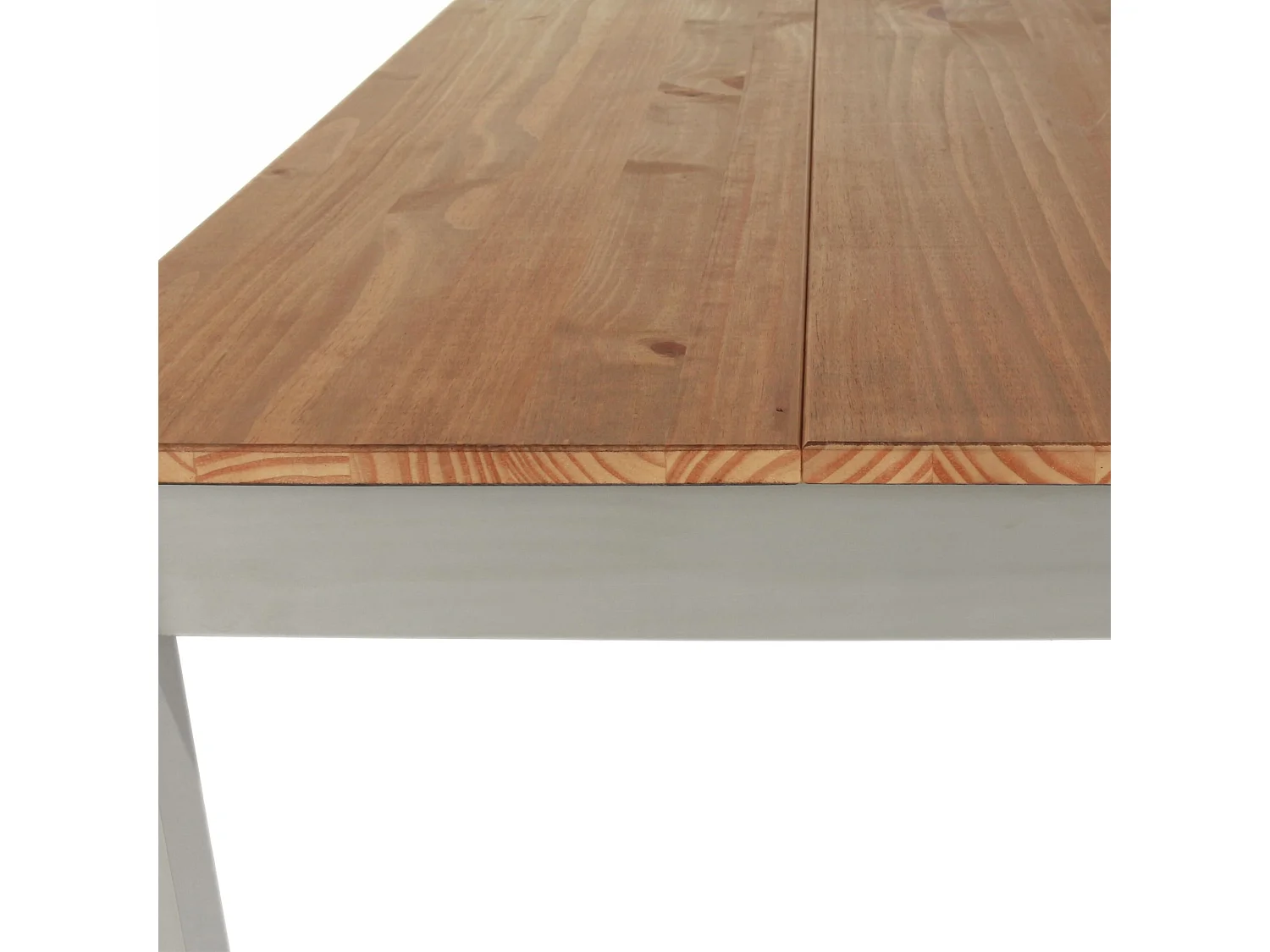 Linea Scandinavian Solid Wood Dining Table, Wax Finish