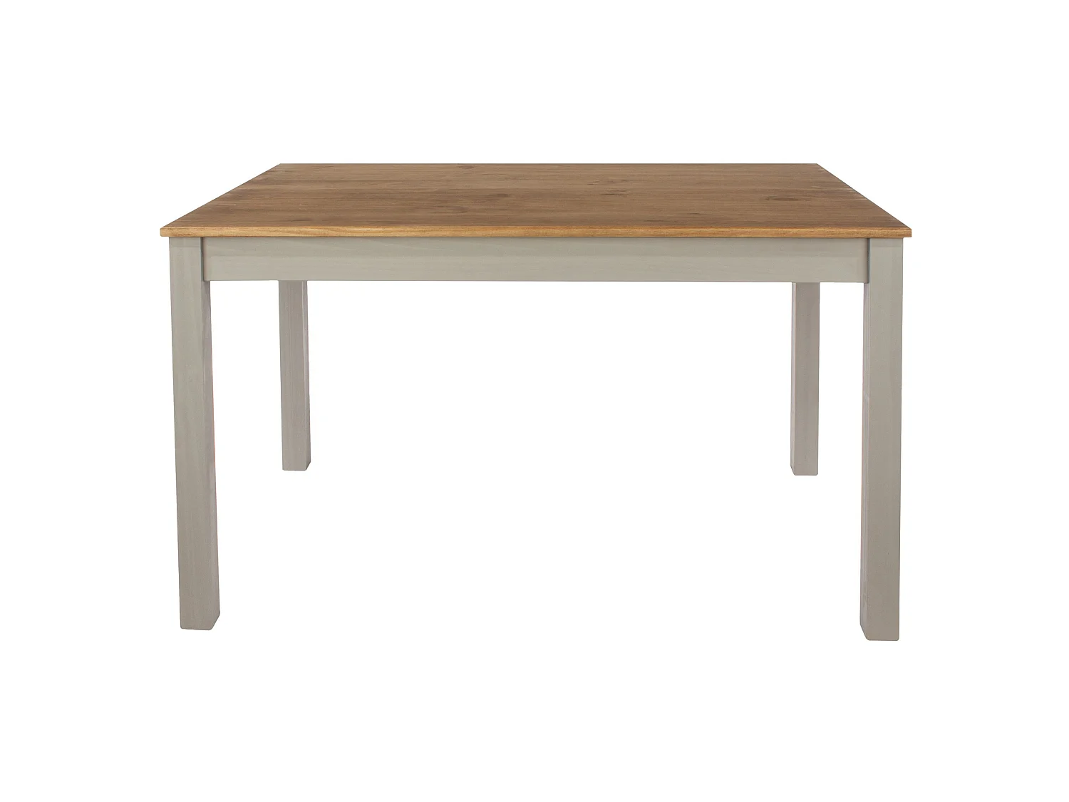Linea Scandinavian Solid Wood Dining Table, Wax Finish
