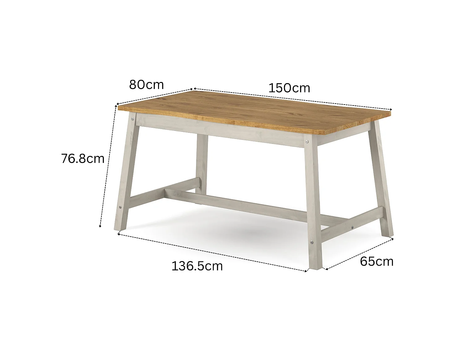 Linea Solid Wood Live Edge Dining Table