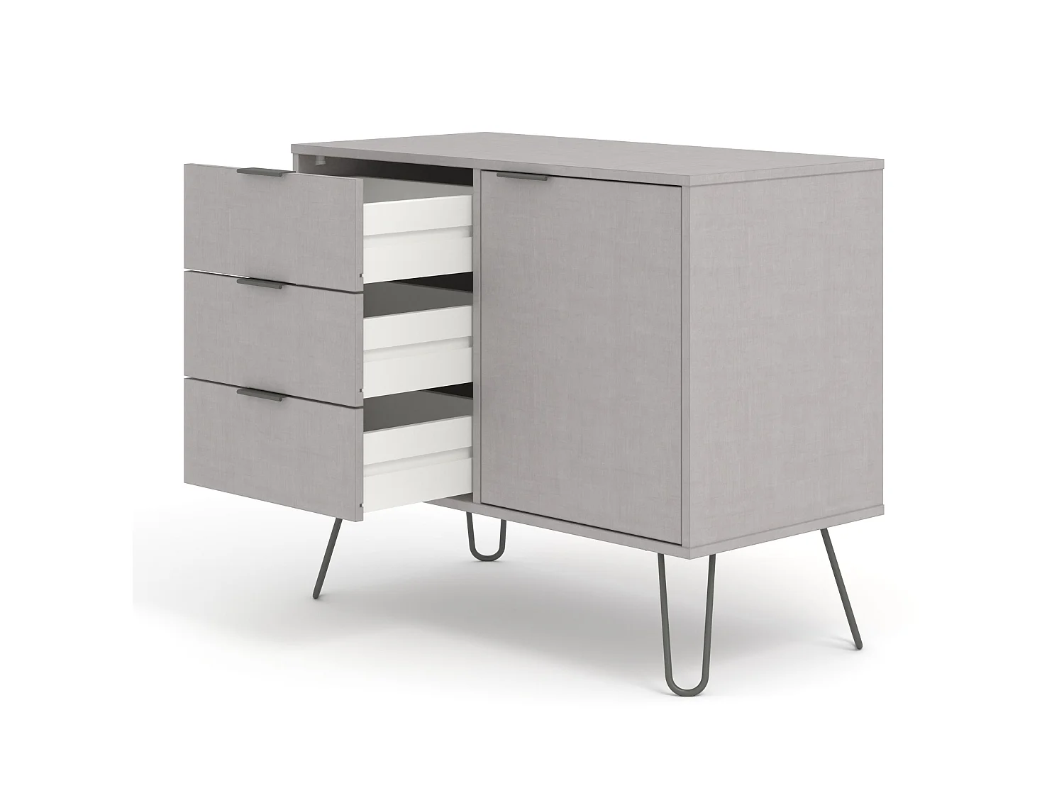 Augusta Small Sideboard with 1 Door, 3 Drawers