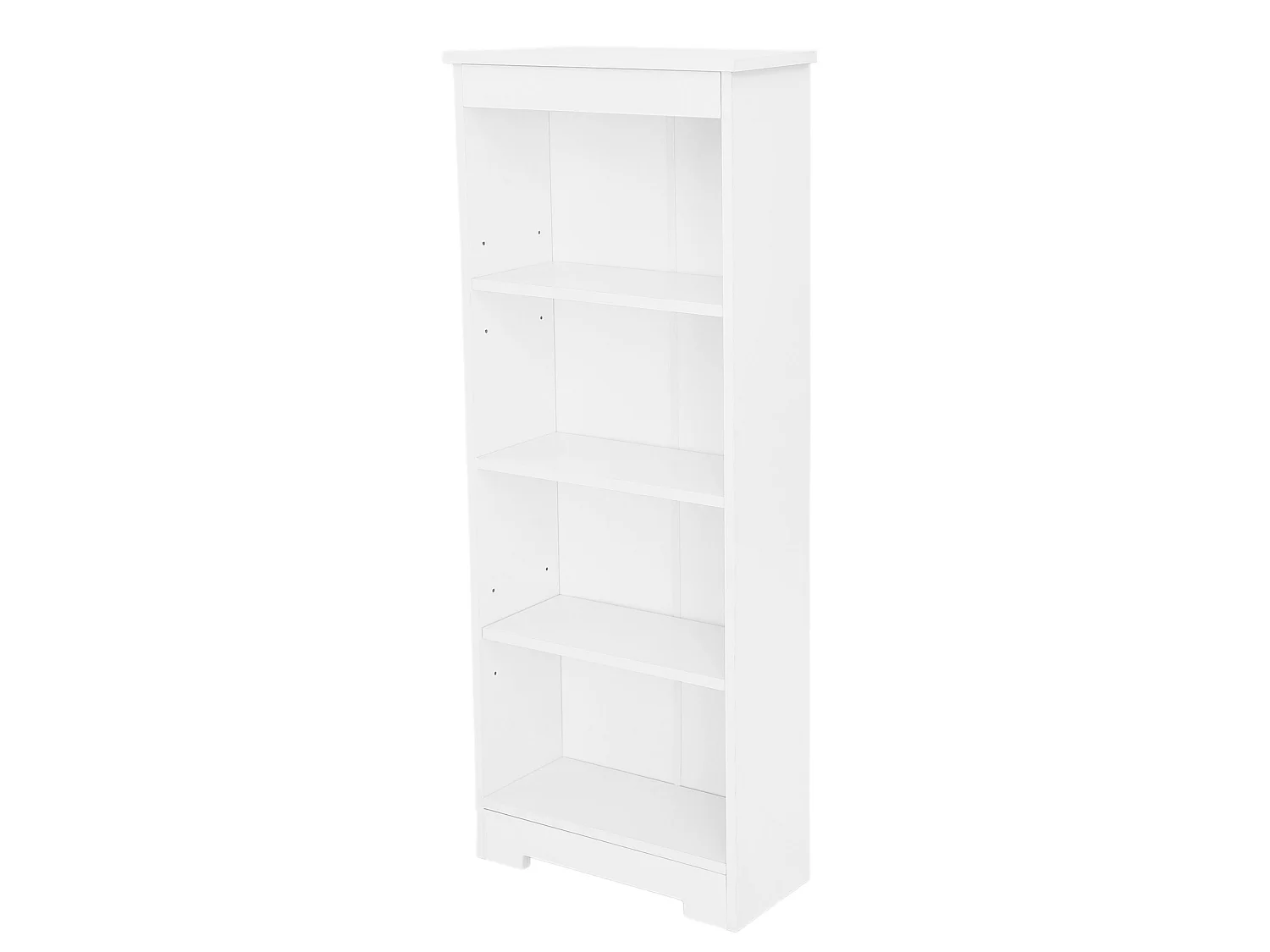 Freya Modern Low Narrow 4-Shelf Bookcase