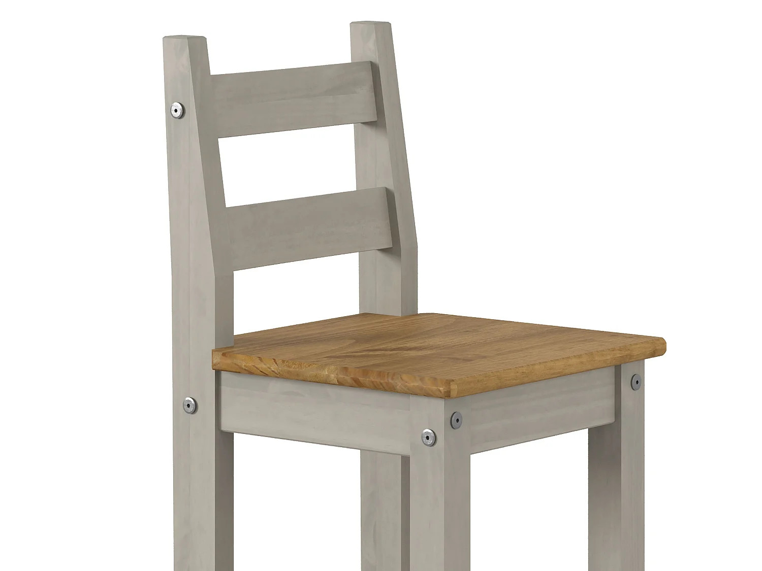 Corona Pair of High Breakfast Bar Chairs
