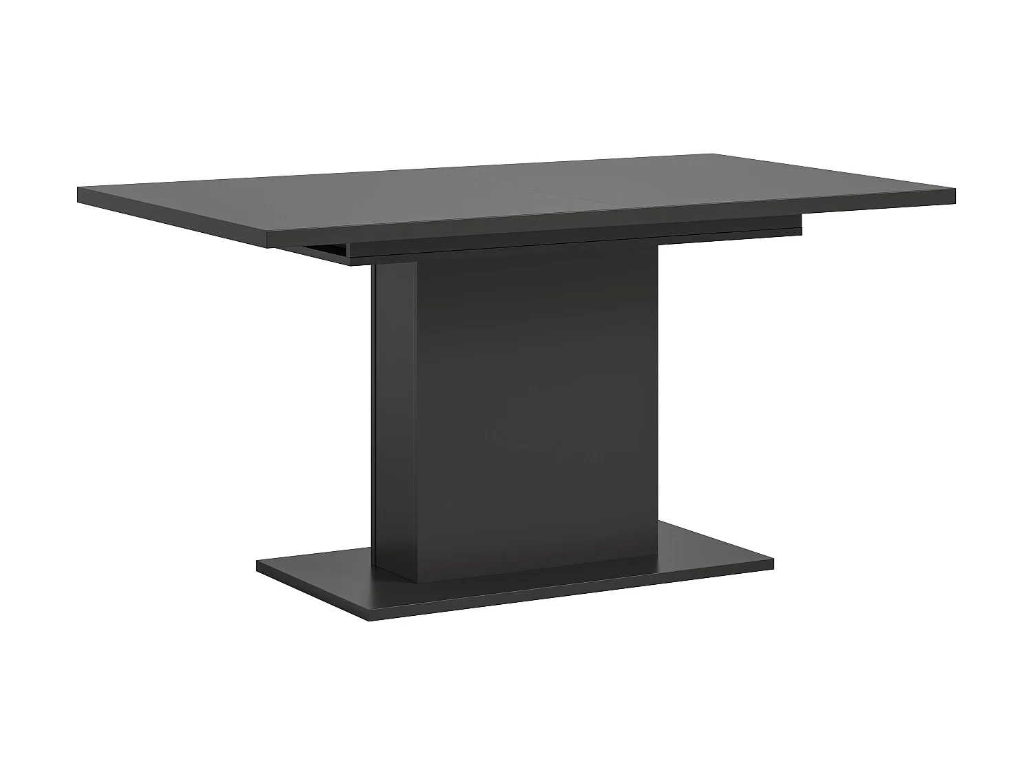 Table de salle à manger MOTION  (lxhxp : env. 150x76x90 cm) , avec plateau /pied central gris