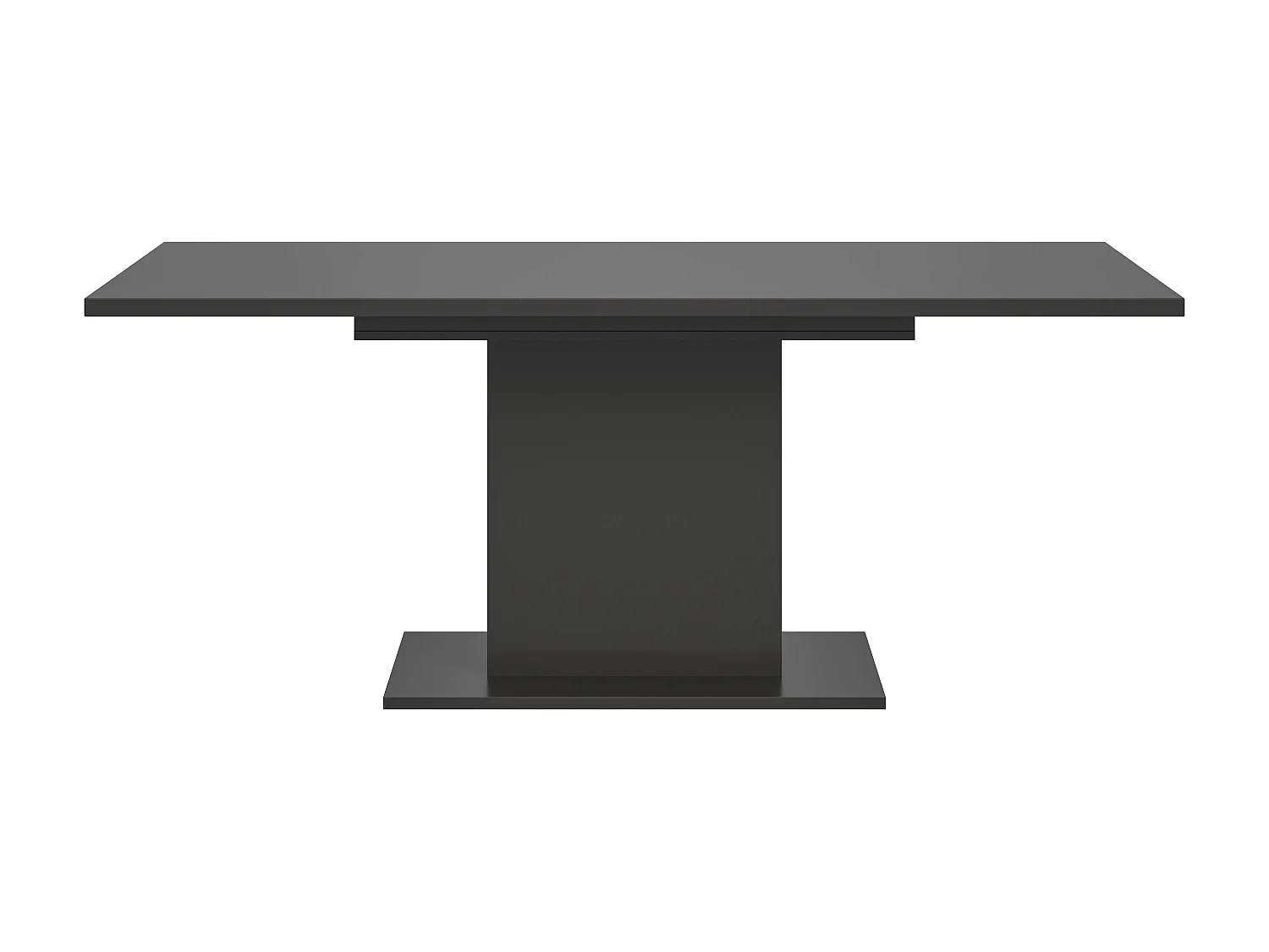 Table de salle à manger MOTION  (lxhxp : env. 150x76x90 cm) , avec plateau /pied central gris