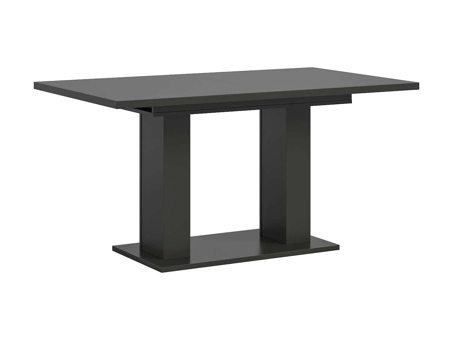 Table de salle à manger MOTION  (lxhxp : env. 150x76x90 cm)avec plateau /pied en U gris
