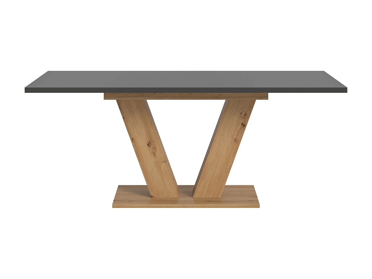 Table de salle à manger MOTION (LxHxP : env. 150x76x90 cm) chêne artisanal et gris