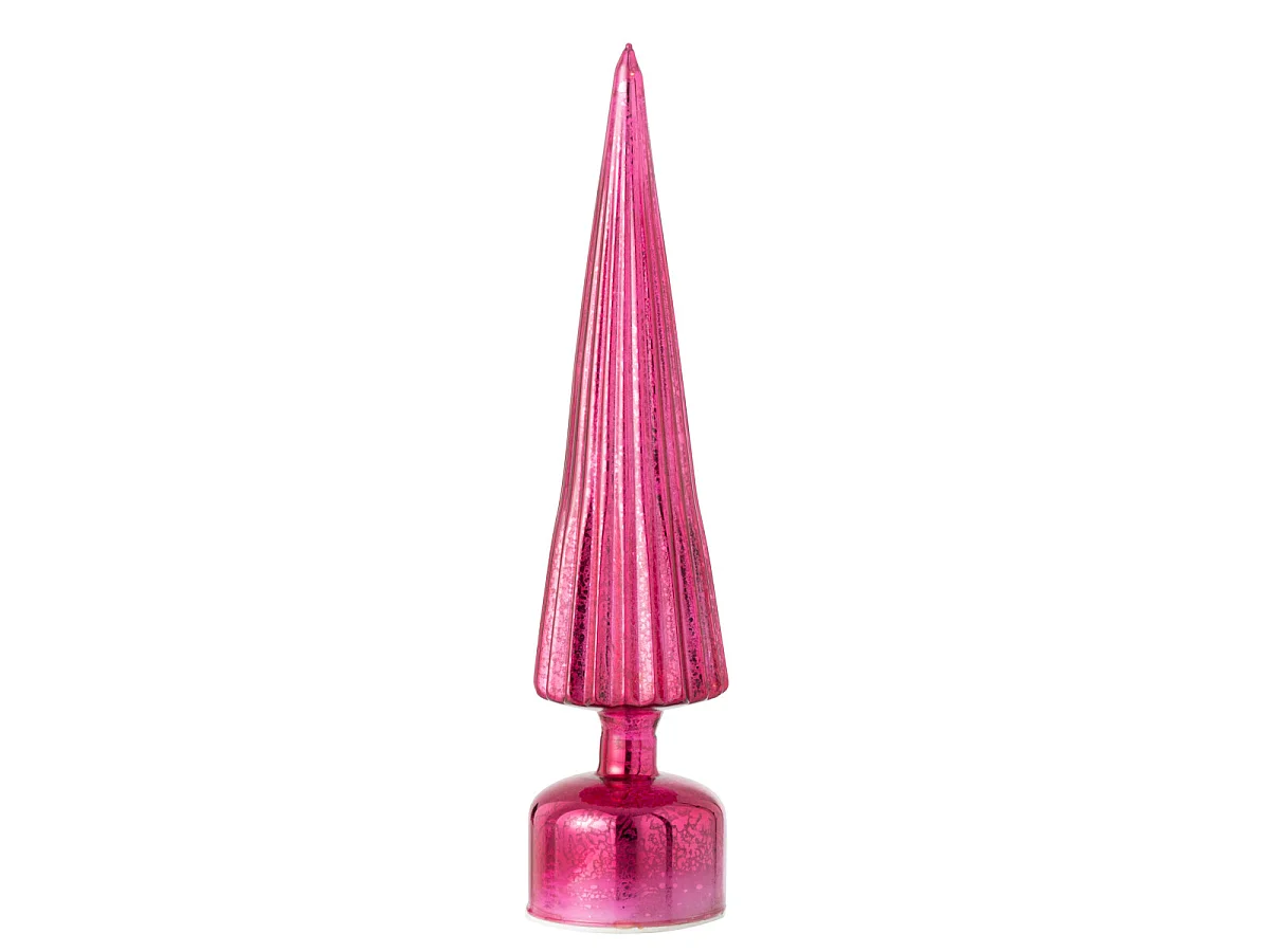 Sapin Tournant à LED "Félicie" 39cm Rose