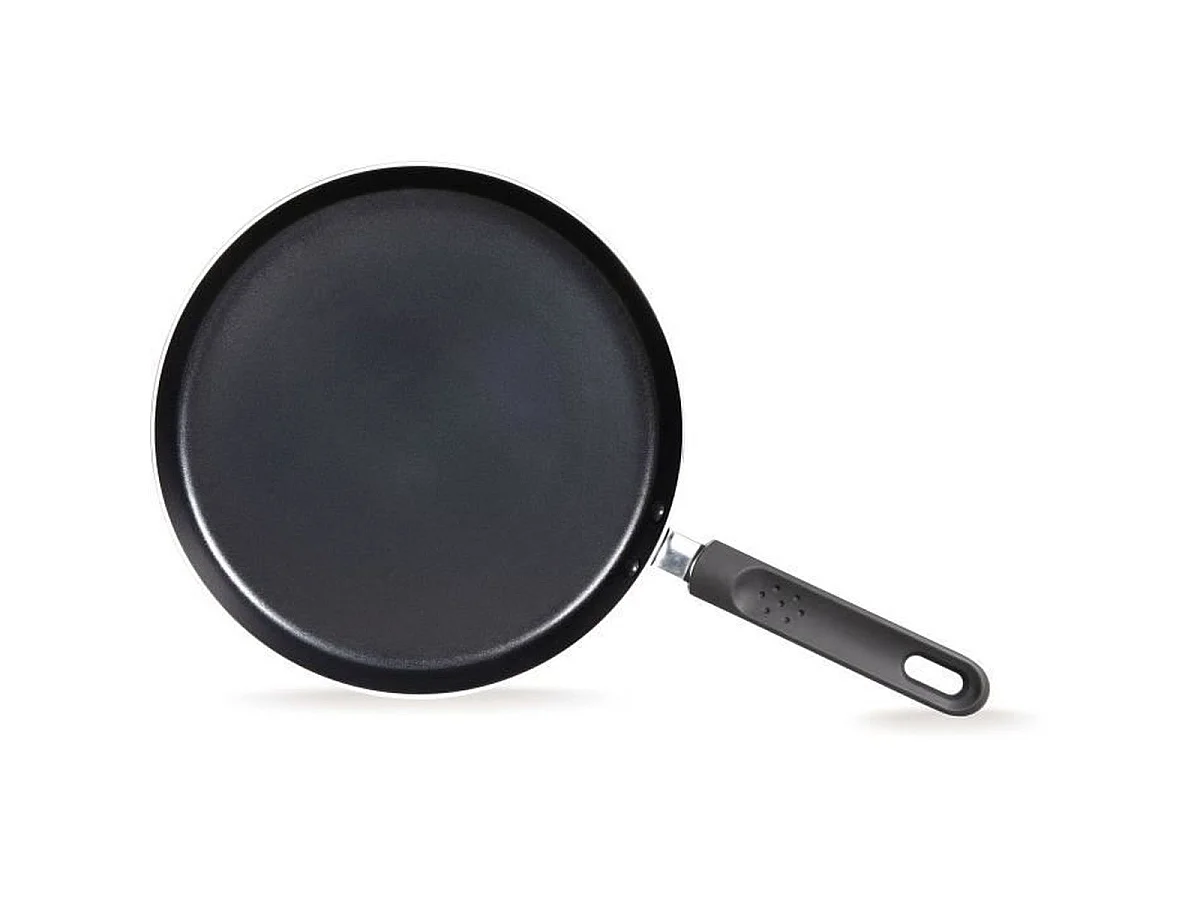 LIVOO Premier Chef 26cm Crepe Pan MEP149 - Pfanne für Pfannkuchen mit antihaftbeschichteter Induktionsbasis, Rot, Spülmaschinenfest