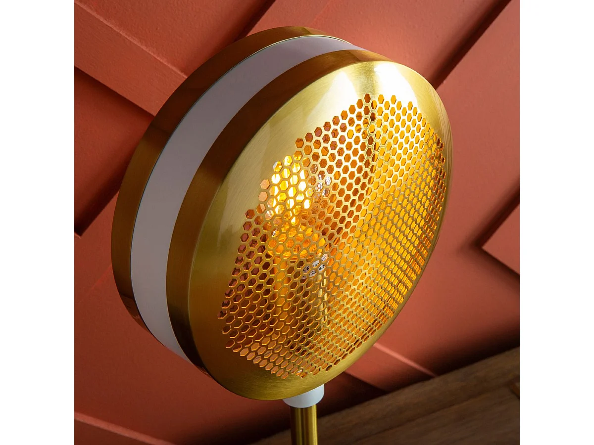 Moderne Gouden Tafellamp, H63cm, SONIK