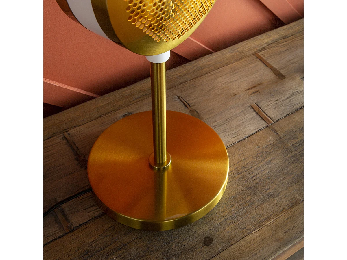 Moderne Gouden Tafellamp, H63cm, SONIK
