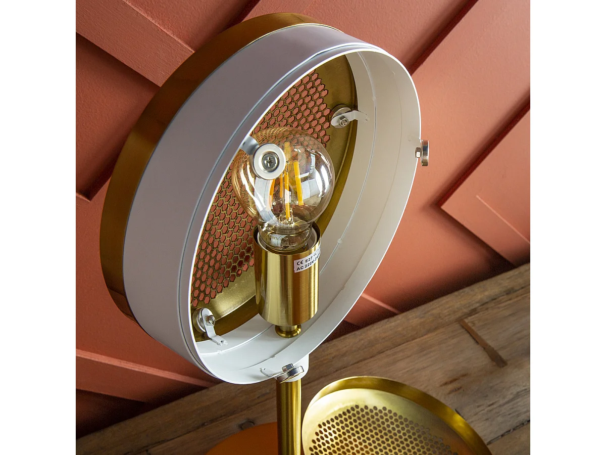 Moderne Gouden Tafellamp, H63cm, SONIK