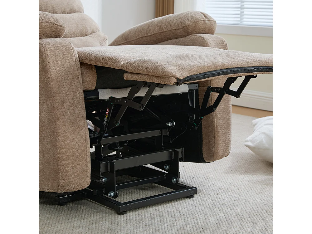 Multifunctionele elektrische relaxstoel met voetensteun, met massage- en verwarmingsfunctie, elektrisch verstelbare rugleuning