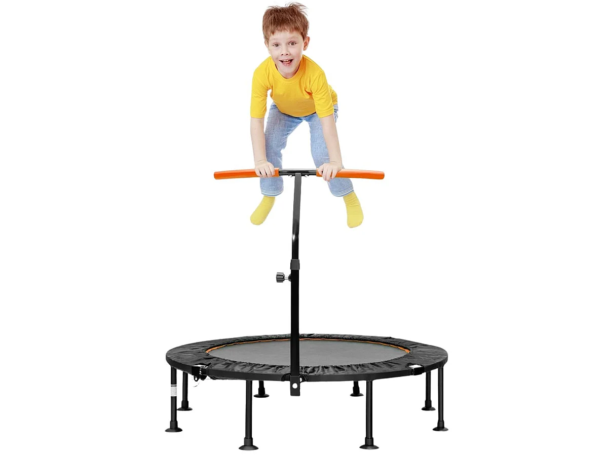 Mini-trampoline pliable Trampoline de fitness Réglage de la poignée
