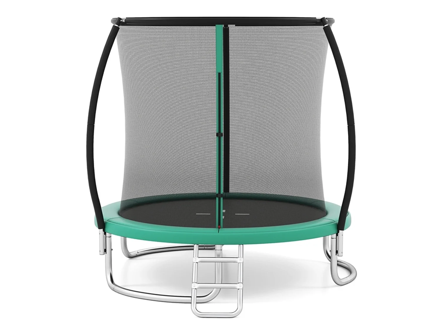 Udendørs trampolin med stige Havetrampolin 244 cm