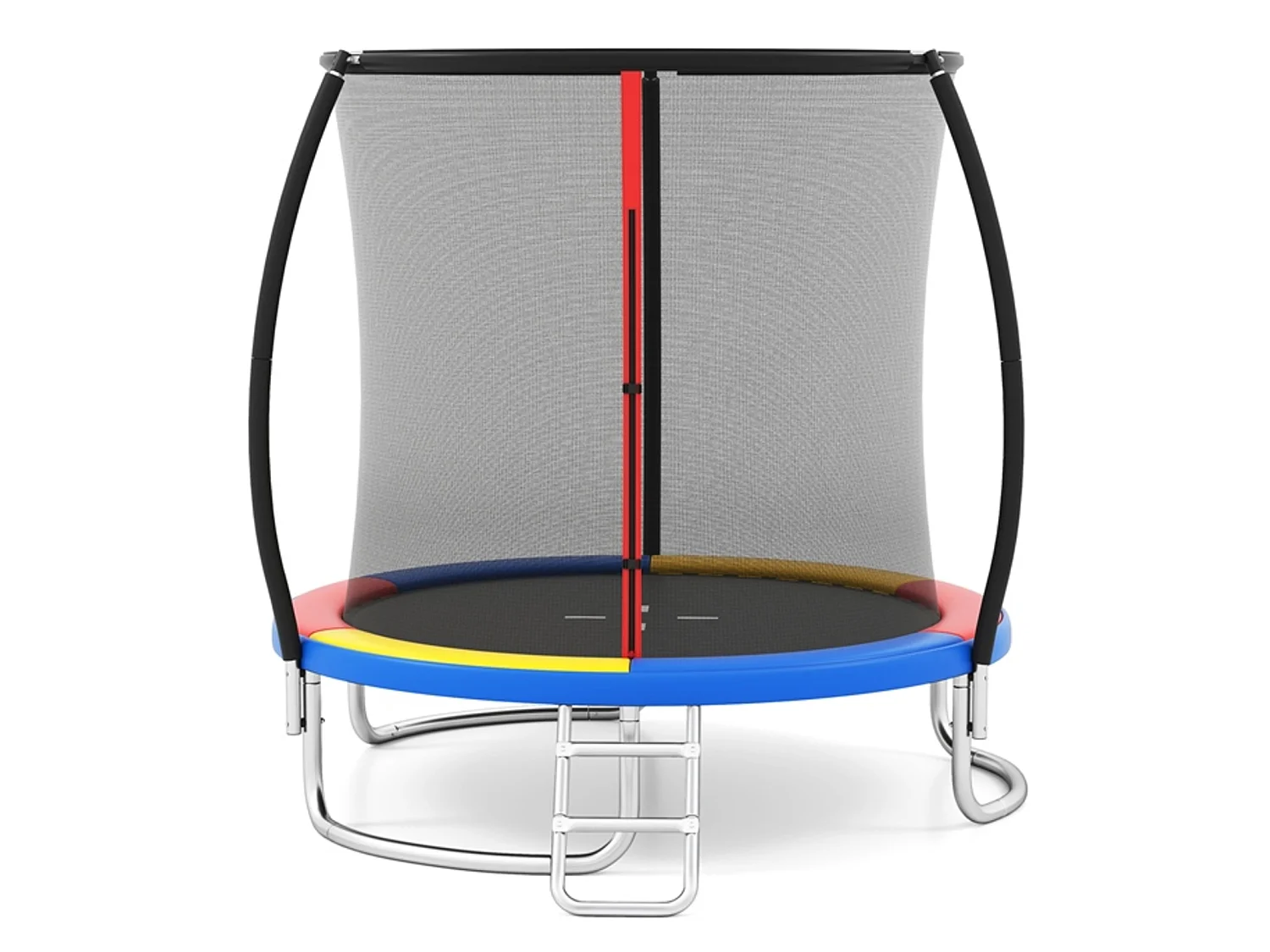 Trampoline d'extérieur avec échelle Trampoline de jardin 244 cm