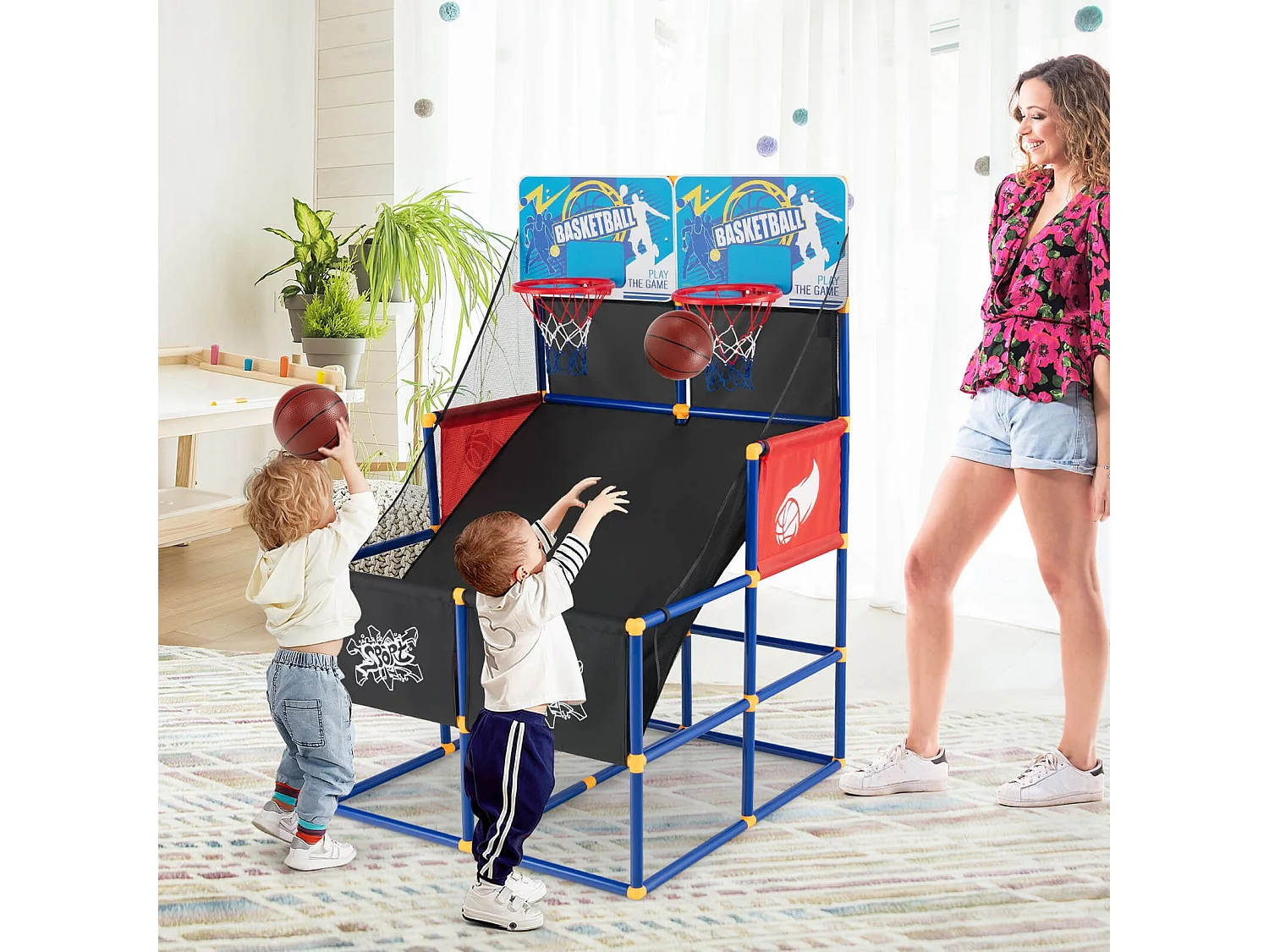 Jeu d'adresse pour enfants : kit de basket