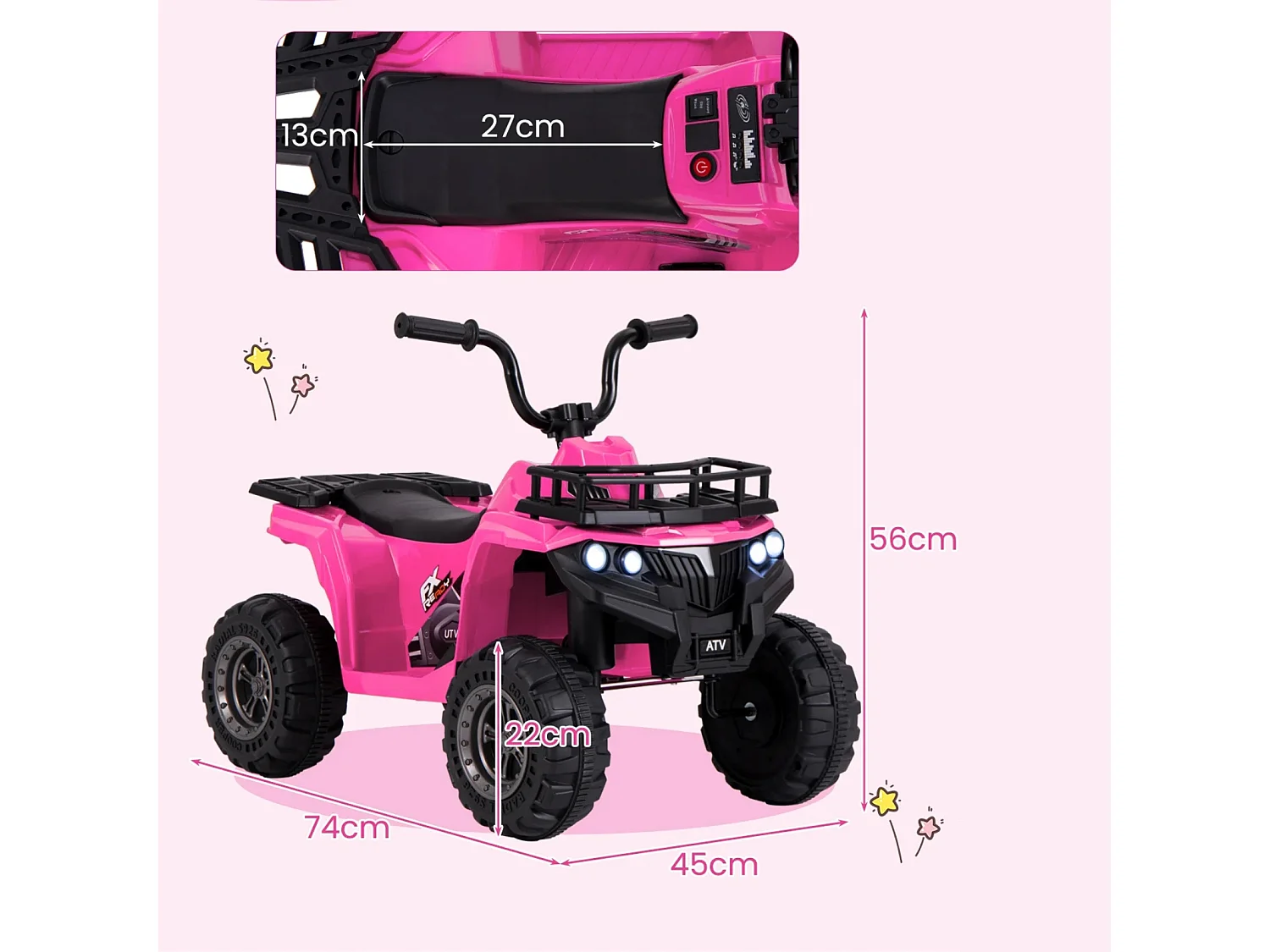 Quad électrique pour enfants – Véhicule à batterie