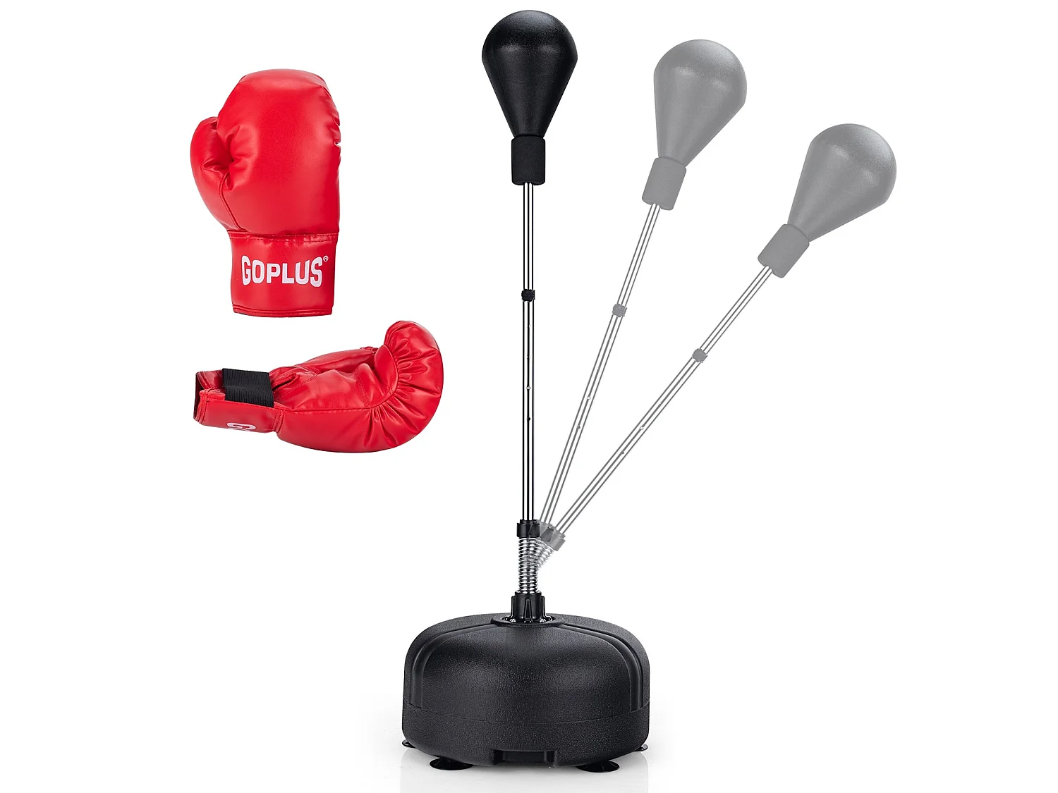 Pera da boxe con supporto e guanti