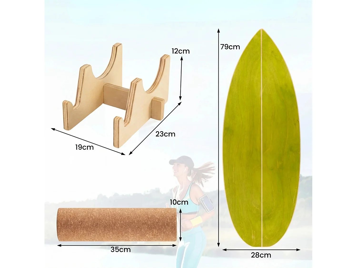 Tavola di equilibrio per adulti Balance board
