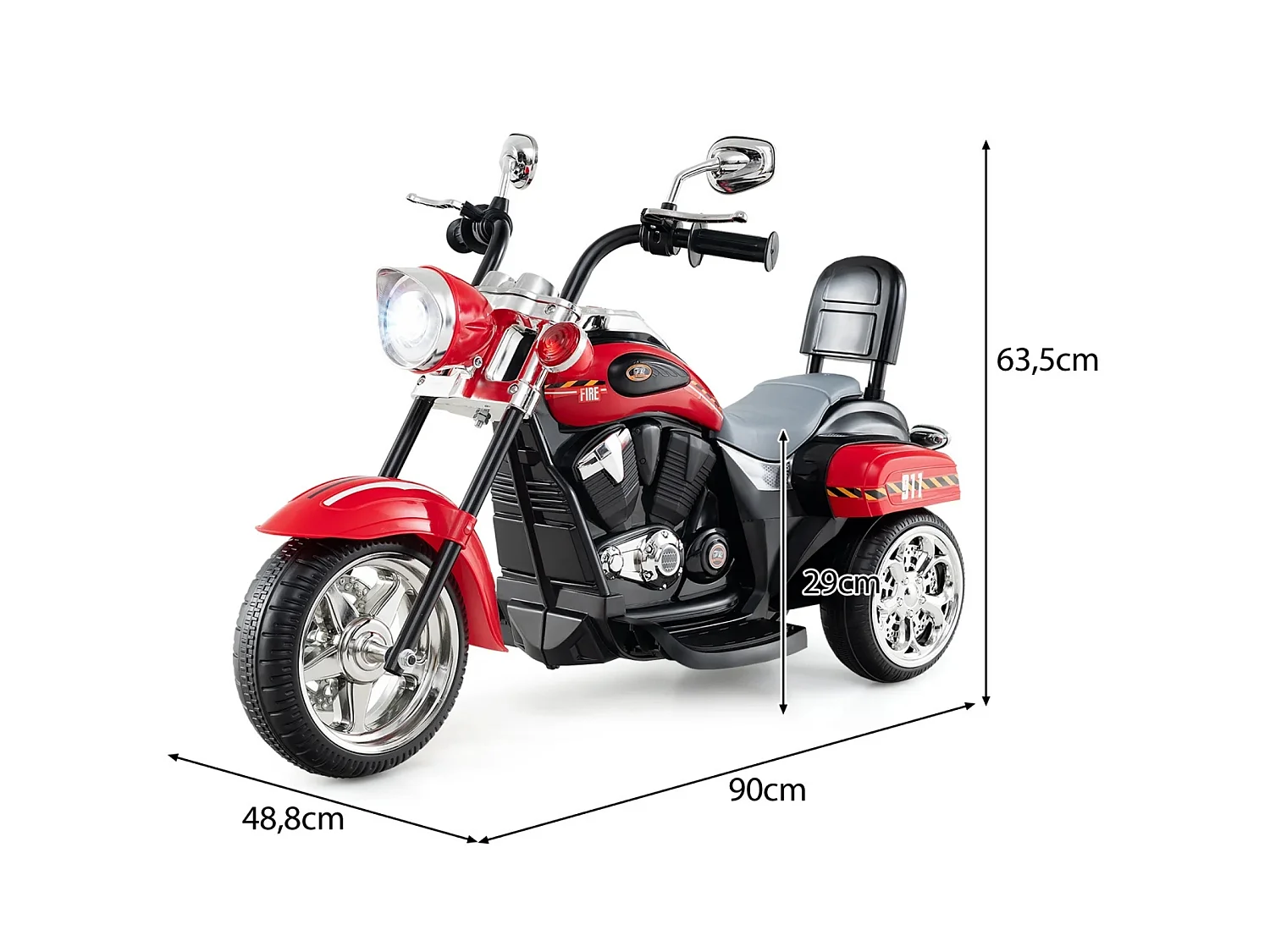 Moto électrique à trois roues pour enfants - Moto pour enfants