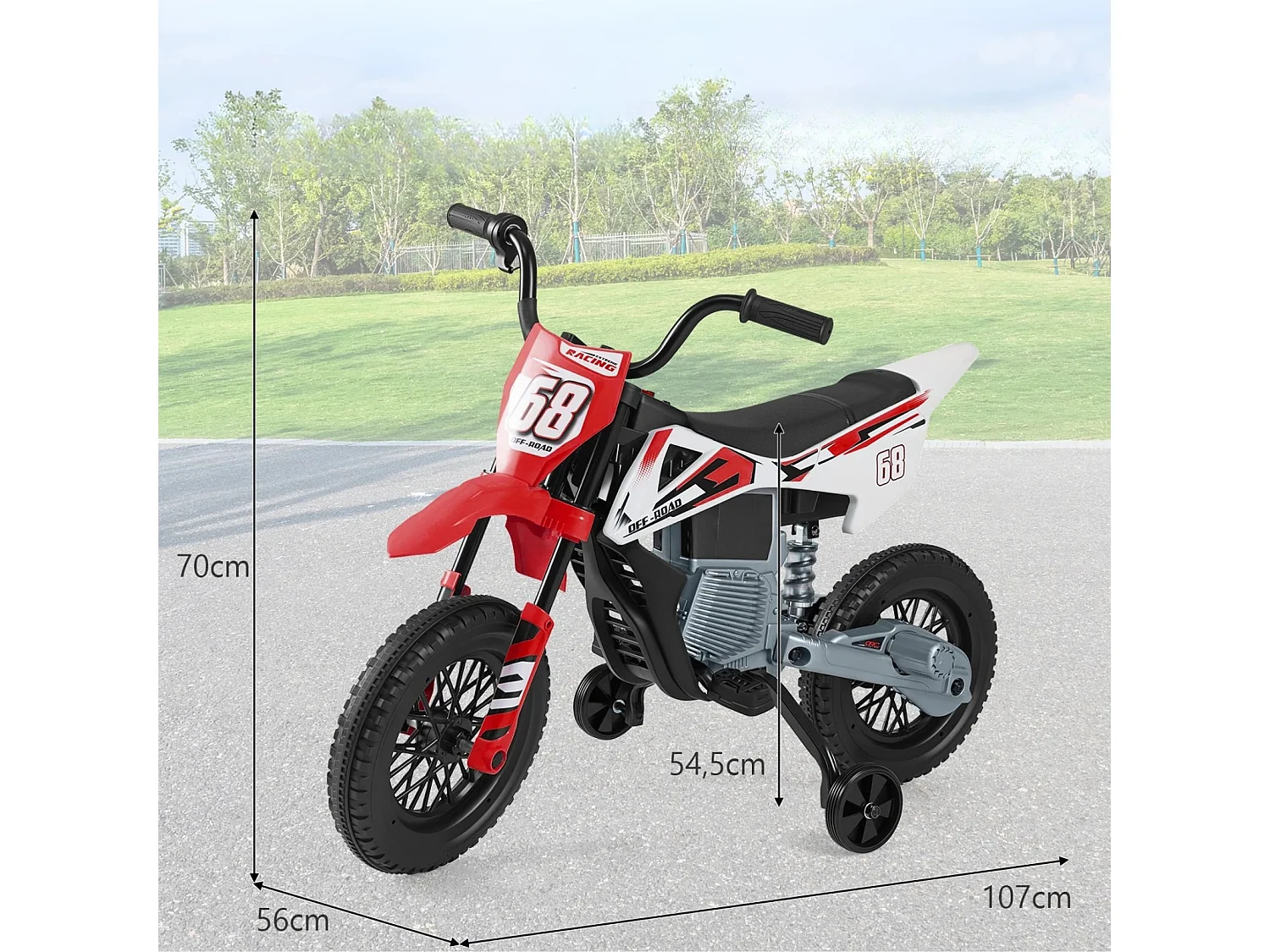 Moto électrique à trois roues pour enfants – Véhicule à batterie