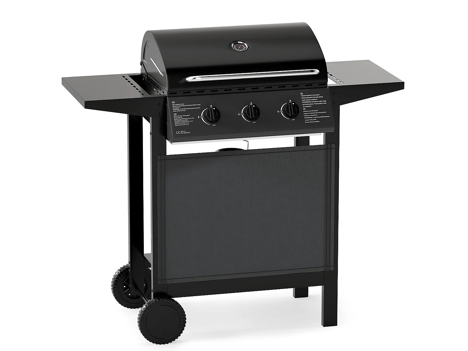 Barbecue a gas da esterno Barbecue portatile con coperchio