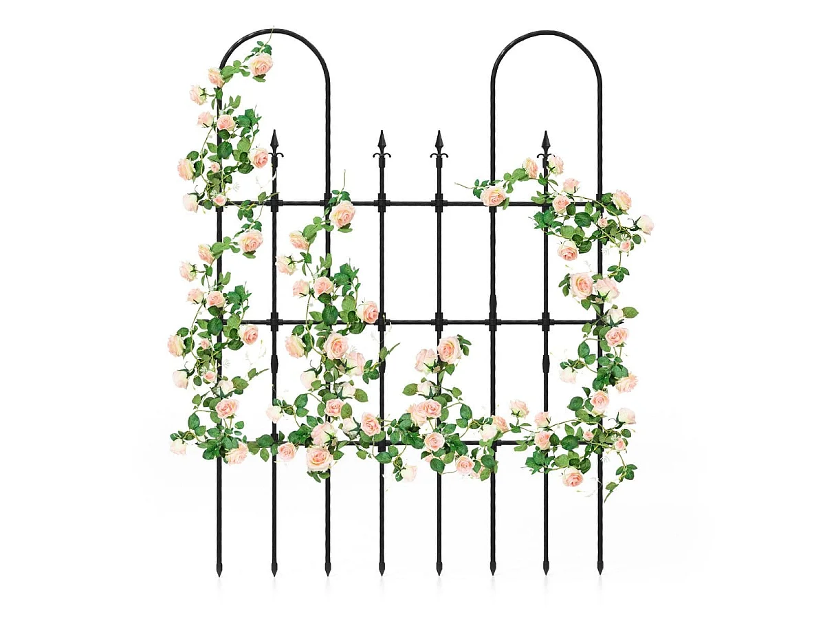 Pergola métallique pour plantes grimpantes Pergola de jardin 146 x 186 cm