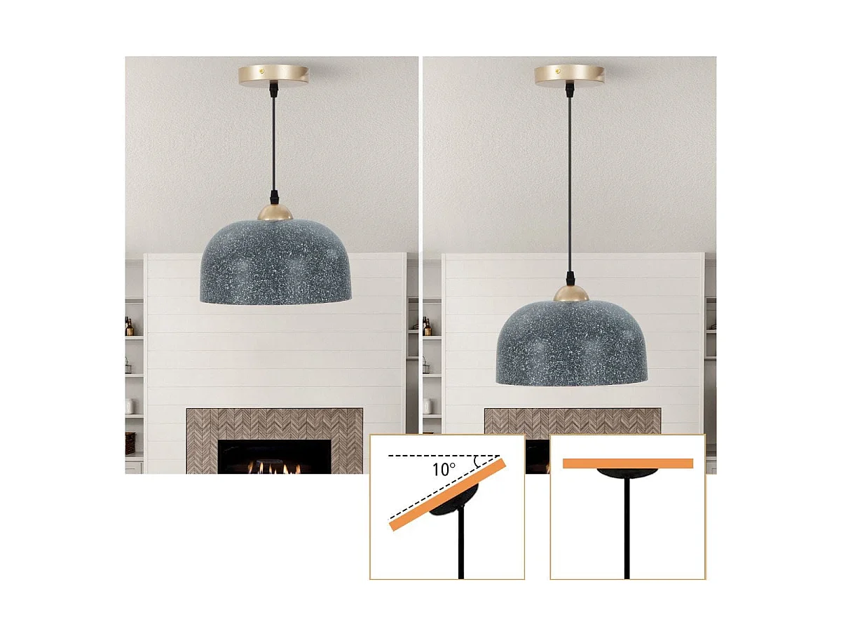 Hængende loftslampe med højdejustering