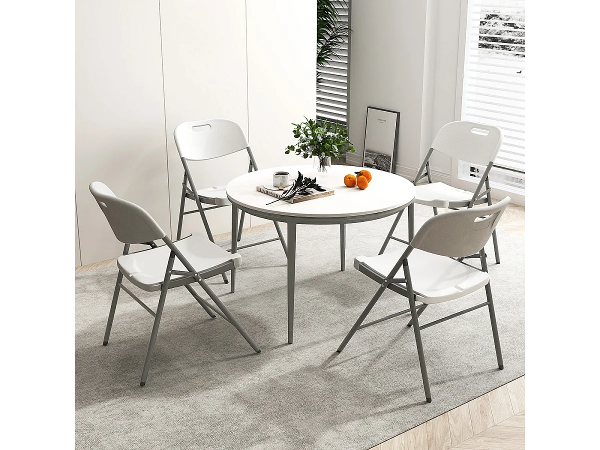 Set med 4 stycken hopfällbara stolar