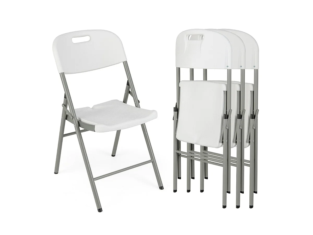 Set med 4 stycken hopfällbara stolar