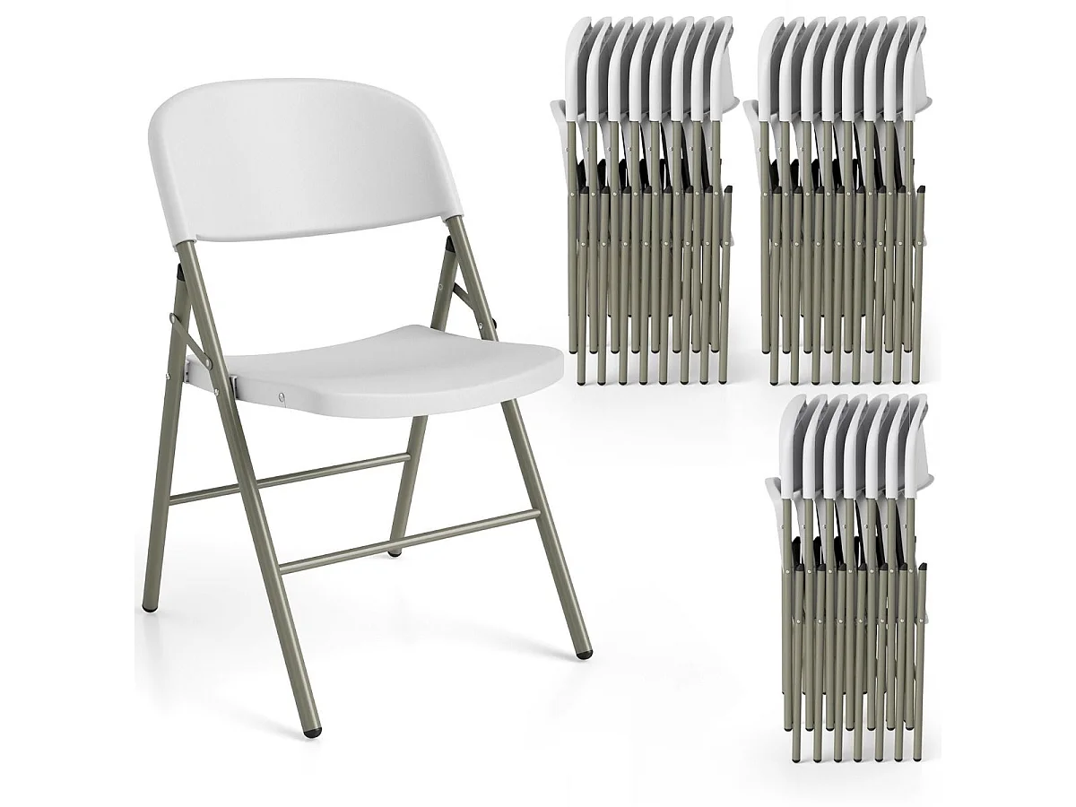Set med 6 stycken hopfällbara konferensstolar