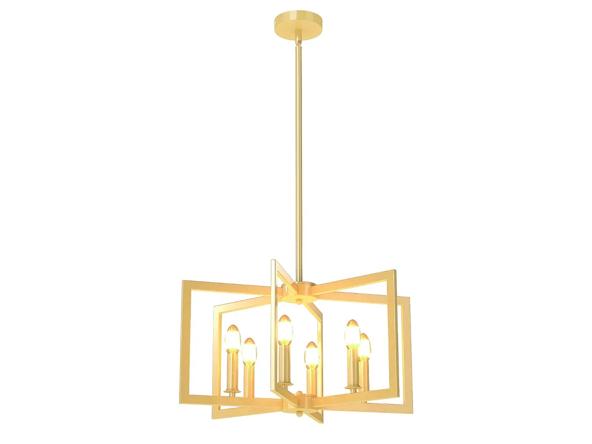 Industriel loftslampe med justerbar højde