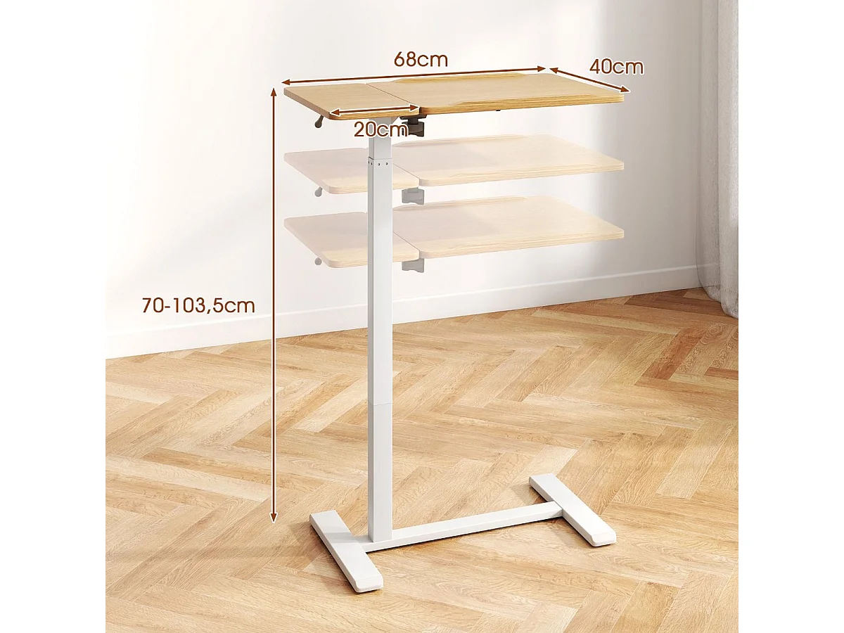 Table d'appoint à hauteur réglable Table pour ordinateur portable