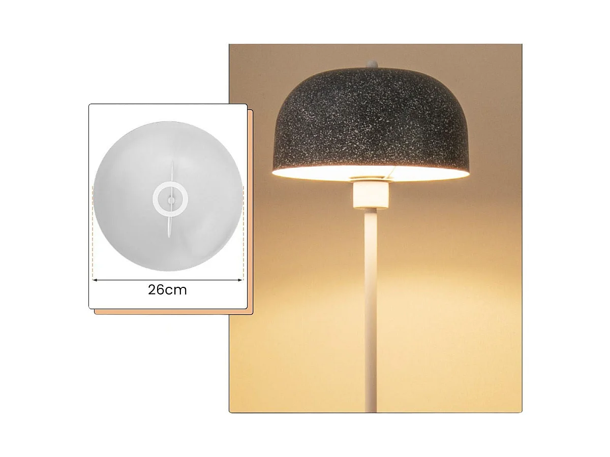 Lampe de sol moderne 26 x 146 cm