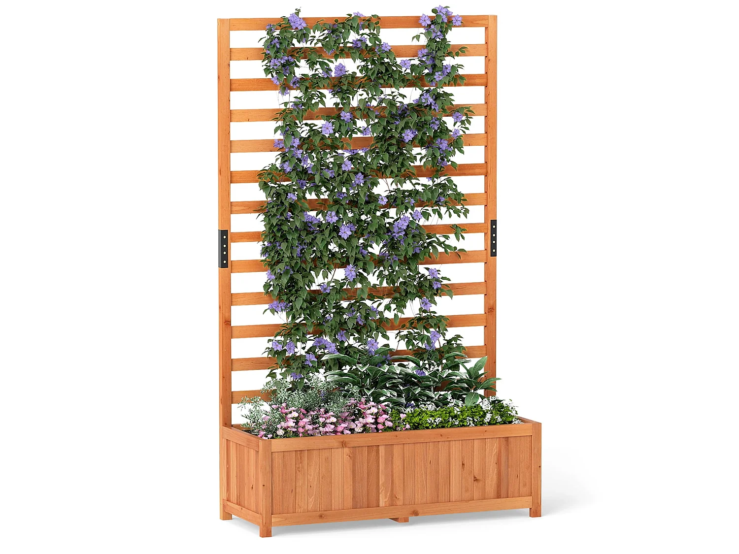 Jardinière avec treillis pour plantes grimpantes « Pergola »
