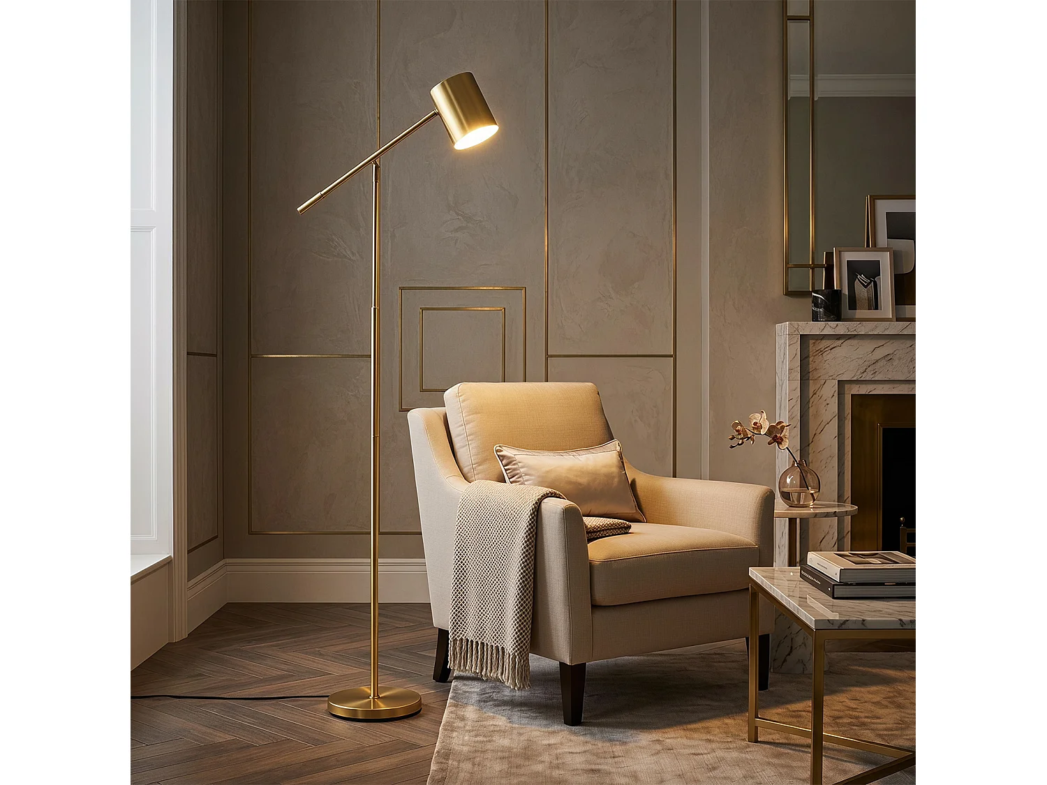 Stehlampe – Glamouröse Lampe für das Wohnzimmer