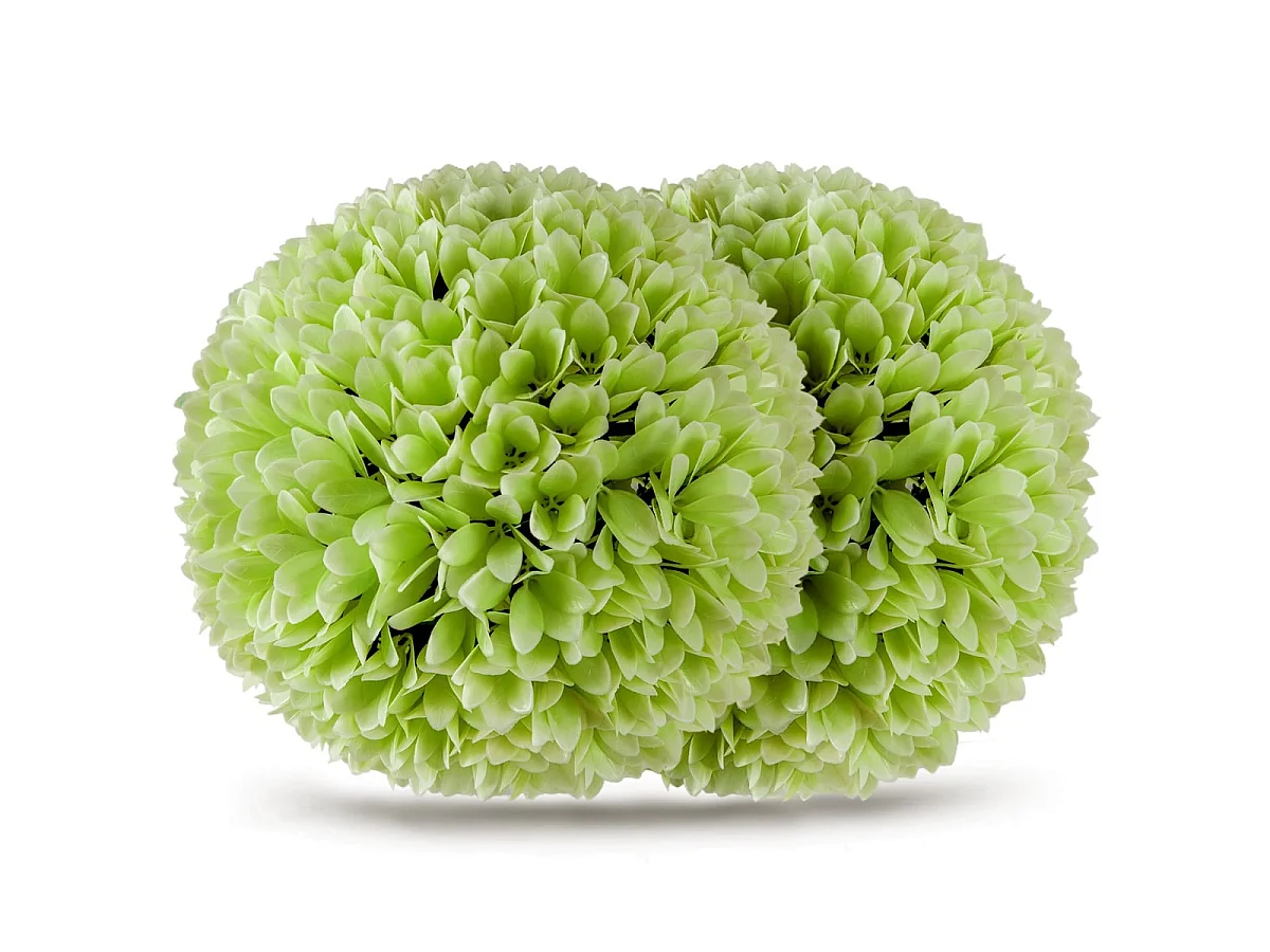 Set di piante decorative artificiali a forma di sfera, Ø 28 cm, 2 pezzi