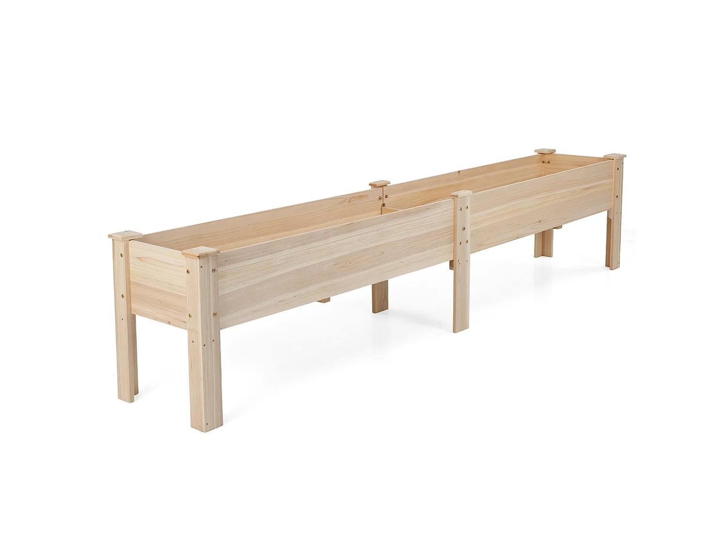 Jardinière surélevée en bois pour la plantation de plantes